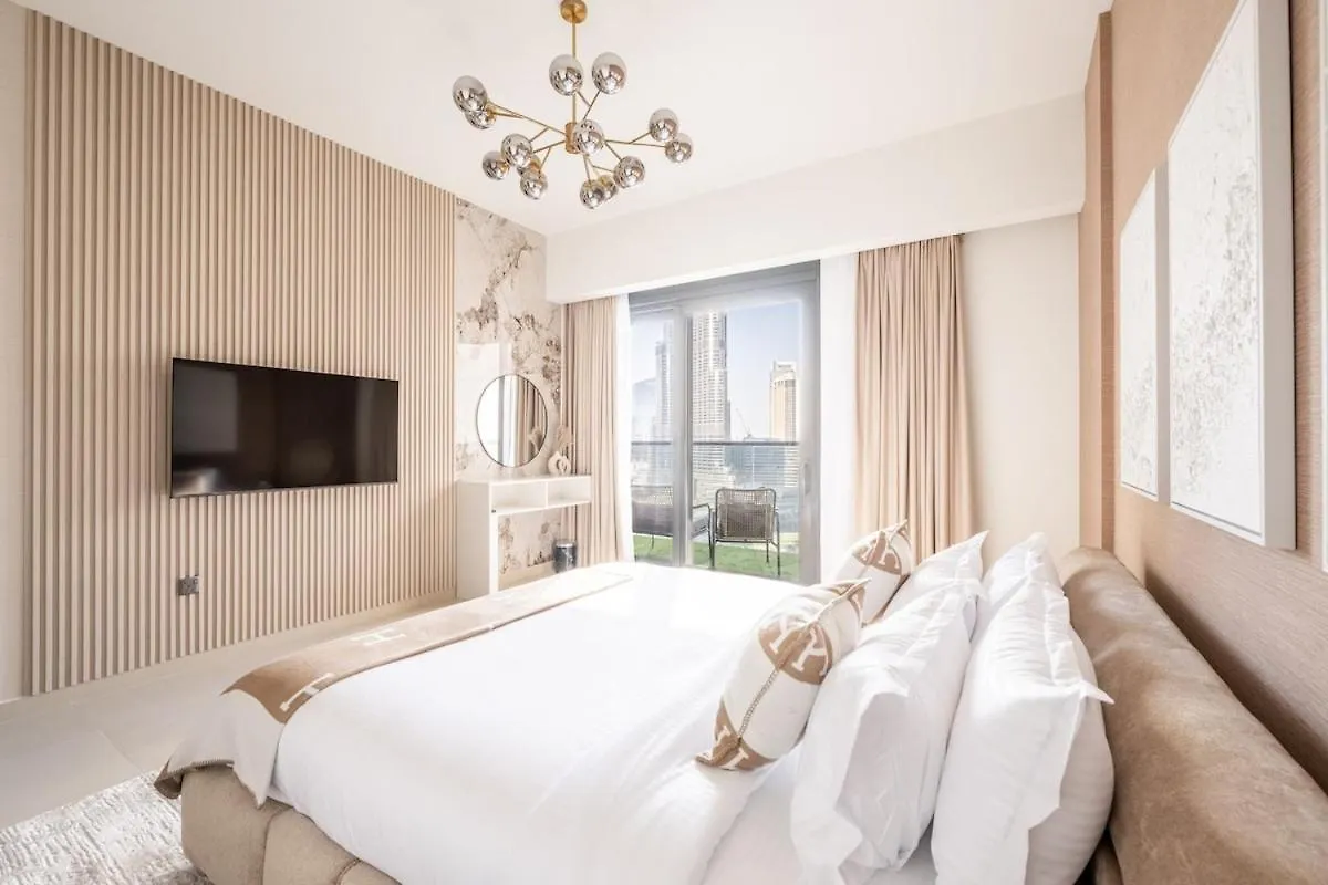 Luxury 4Br With Hermes Touch & Burj Khalifa View Dubai